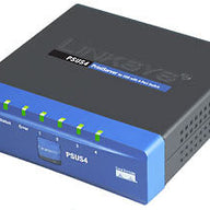 Linksys Printserver USB PSUS4 Switch 4 Ports (PSUS4 Used)  W/O PSU