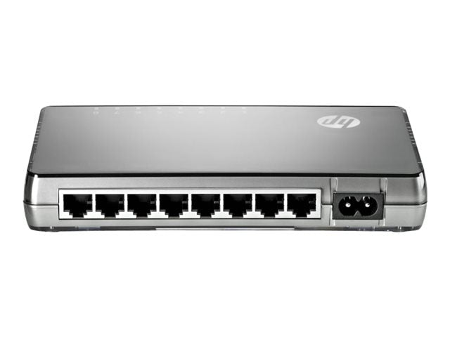 HP 3COM 8 port switch (JD867A Used) W/PSU