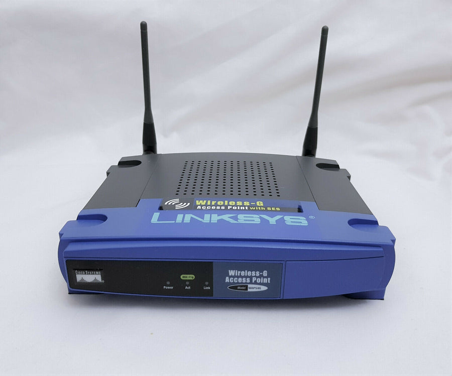 Linksys 54 Mbps 10/100 Wireless G Router (WAP54G Used) NO PSU