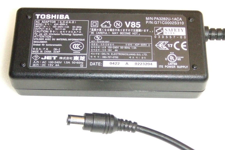 TOSHIBA AC ADAPTER (P/N G71C0002S310) (M/N PA3282U 1ACA)