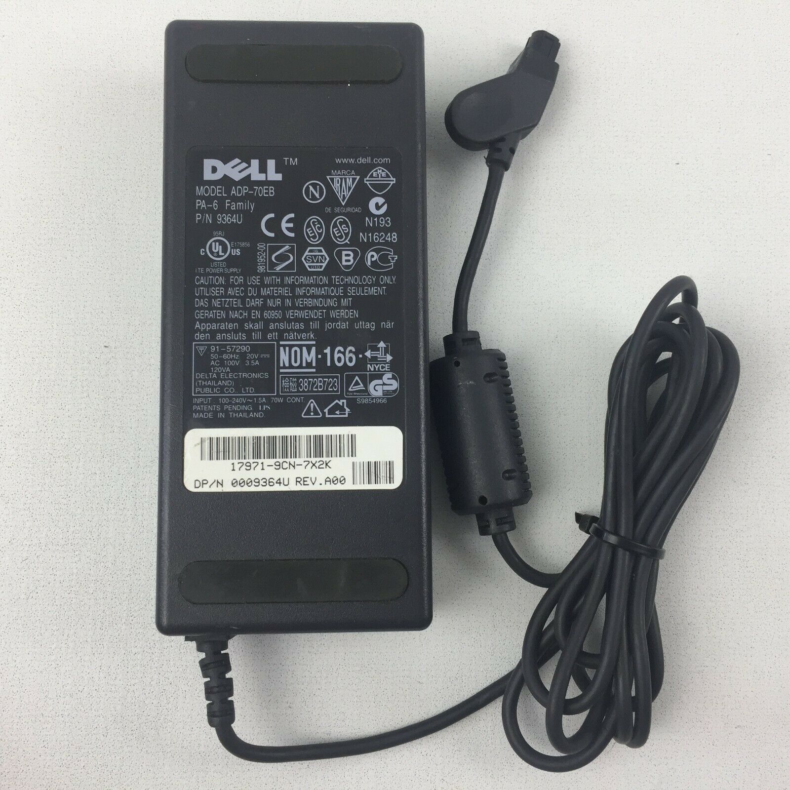 DELL Laptop Charger (ADP 70EB 9364U USED)