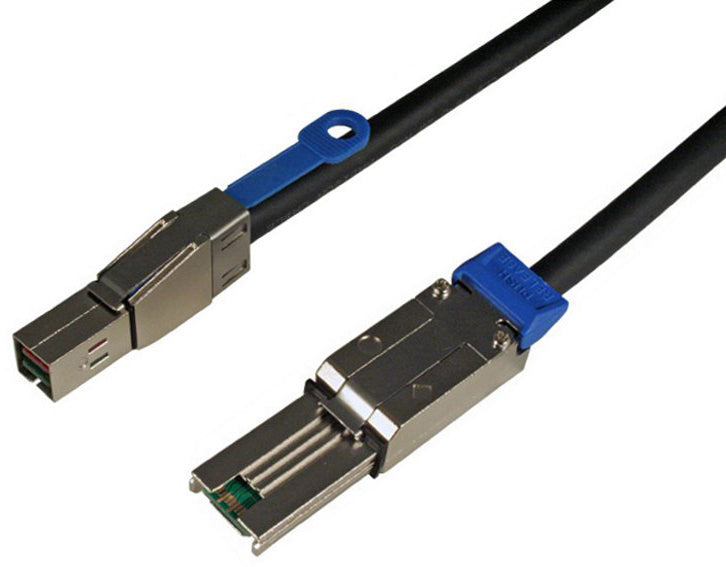 HP EXTERNAL CABLE 1.0M MINI SAS HIGH DENSITY TO MINI SAS CABLE (716189 B21 NEW)