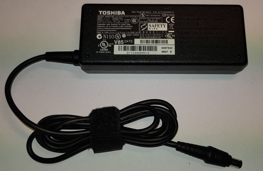 TOSHIBA Laptop AC Power Adapter Charger 75W 15V 5A (PA3378E-3AC3 G71C0006R210 USED)