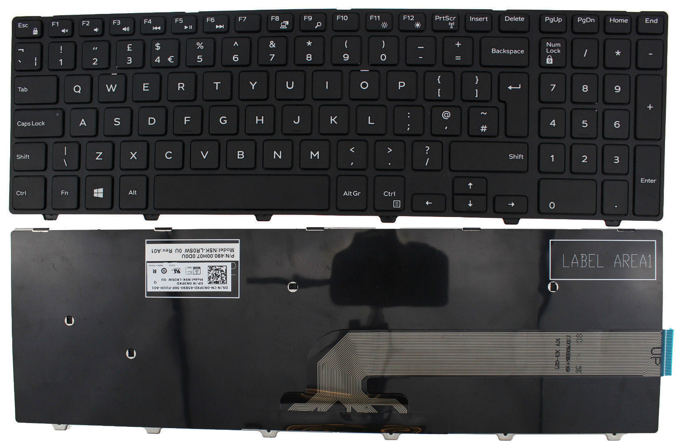 Dell Inspiron 15 3542 UK keyboard (0N3PXD New)