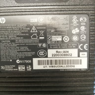 HP AC ADAPTER HSTNN-LA12 IN 240 V 3.5A OUT 19.5 V  11.8 A ( 608432-001 USED )