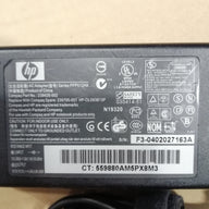 HP AC ADAPTER PPP012HA IN 240V 1.5A OUT 18.5 4.94A (239428-002 USED )