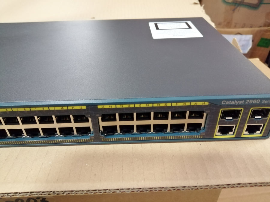Cisco CATALYST WS-C2960-24TC-S  Managed Switch (WS-C2960-24TC-S NOB )