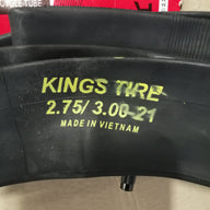 KINGS TYRE MOTORCYCLE INNERTUBE  (2.75/3.00-21 TR4 NOB )