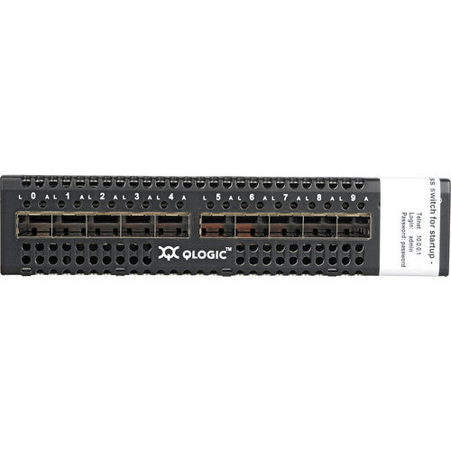 Q-Logic SANbox 1400 10-Port 4GB Fibre Channel Switch without SFPs (SANbox 1400 USED)