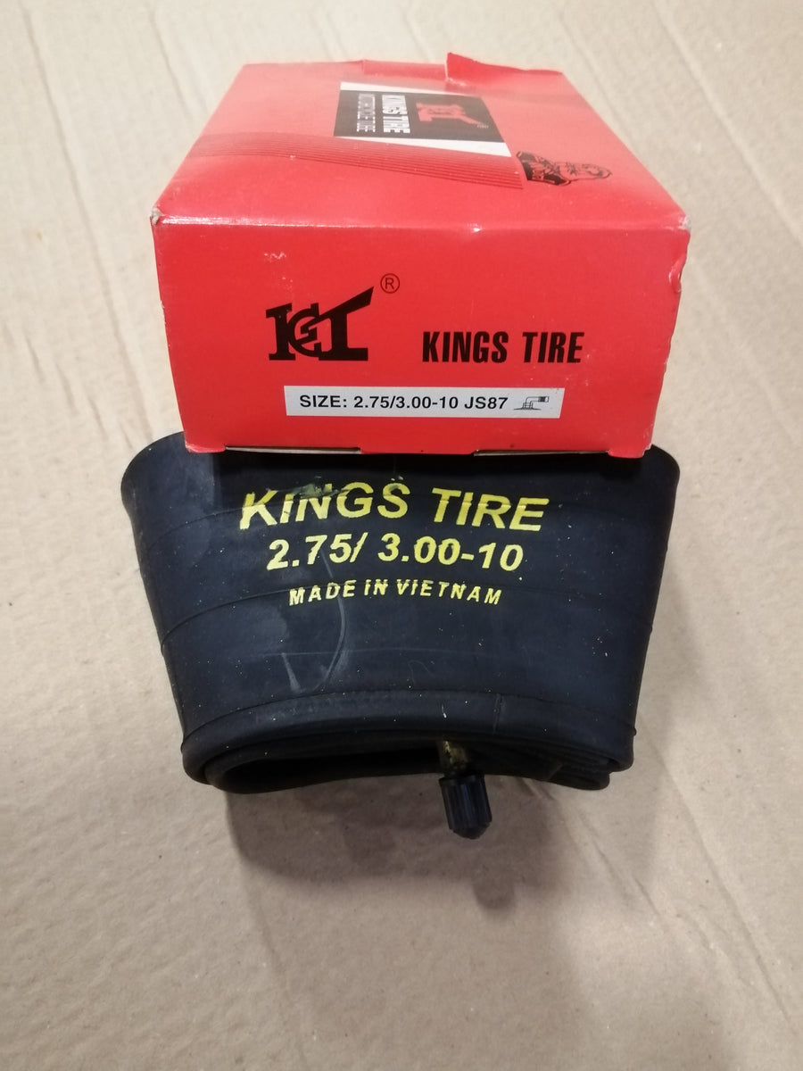 KINGS TIRE MOTORCYCLE INNERTUBE (2.75/3.00-00-10 JS87 NOB)