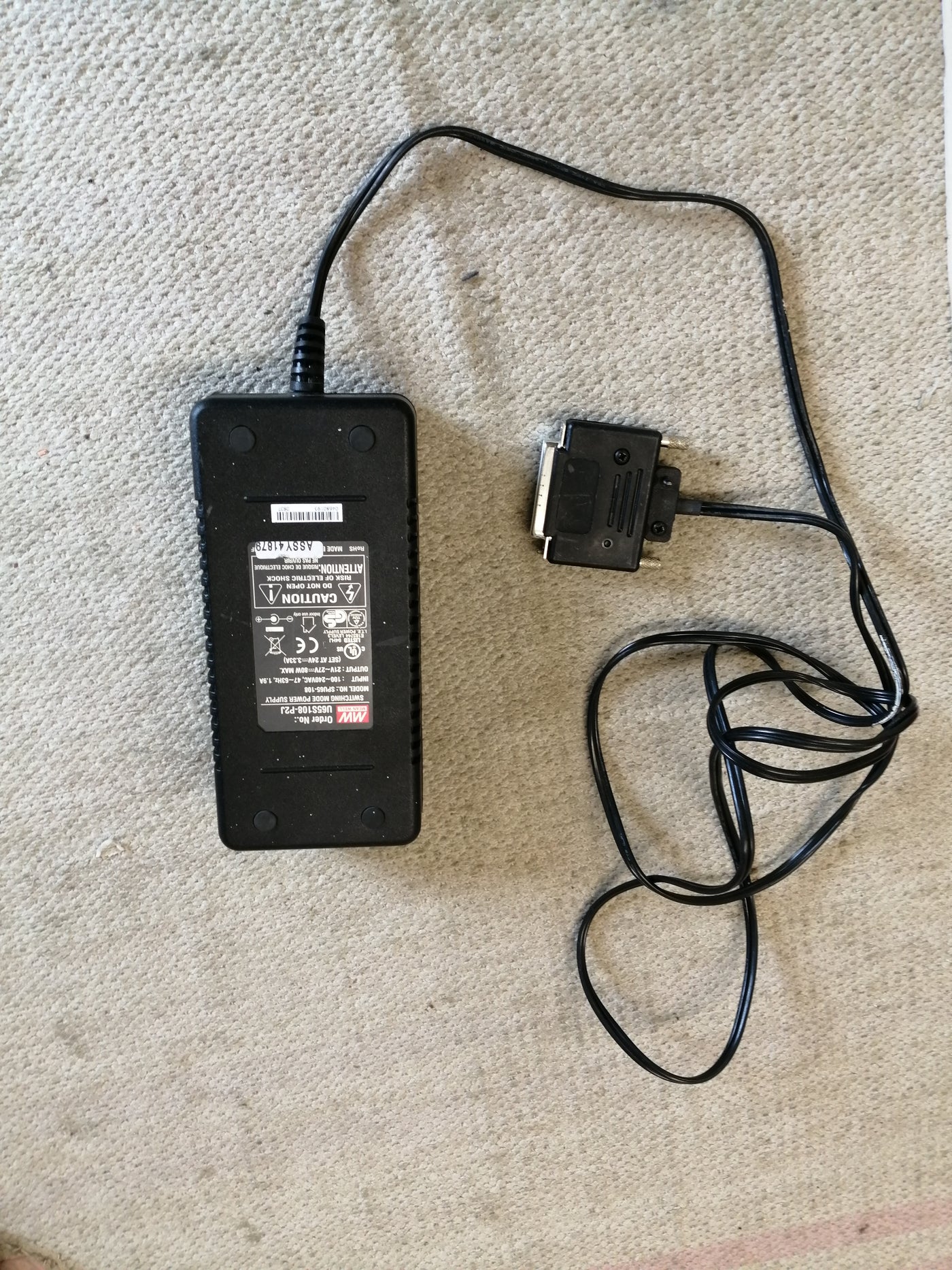 MEAN WELL SWITCHING PSU IN 240V 1.9A OUT 21V-27V 3.33A ( U65S108-P2J USED )