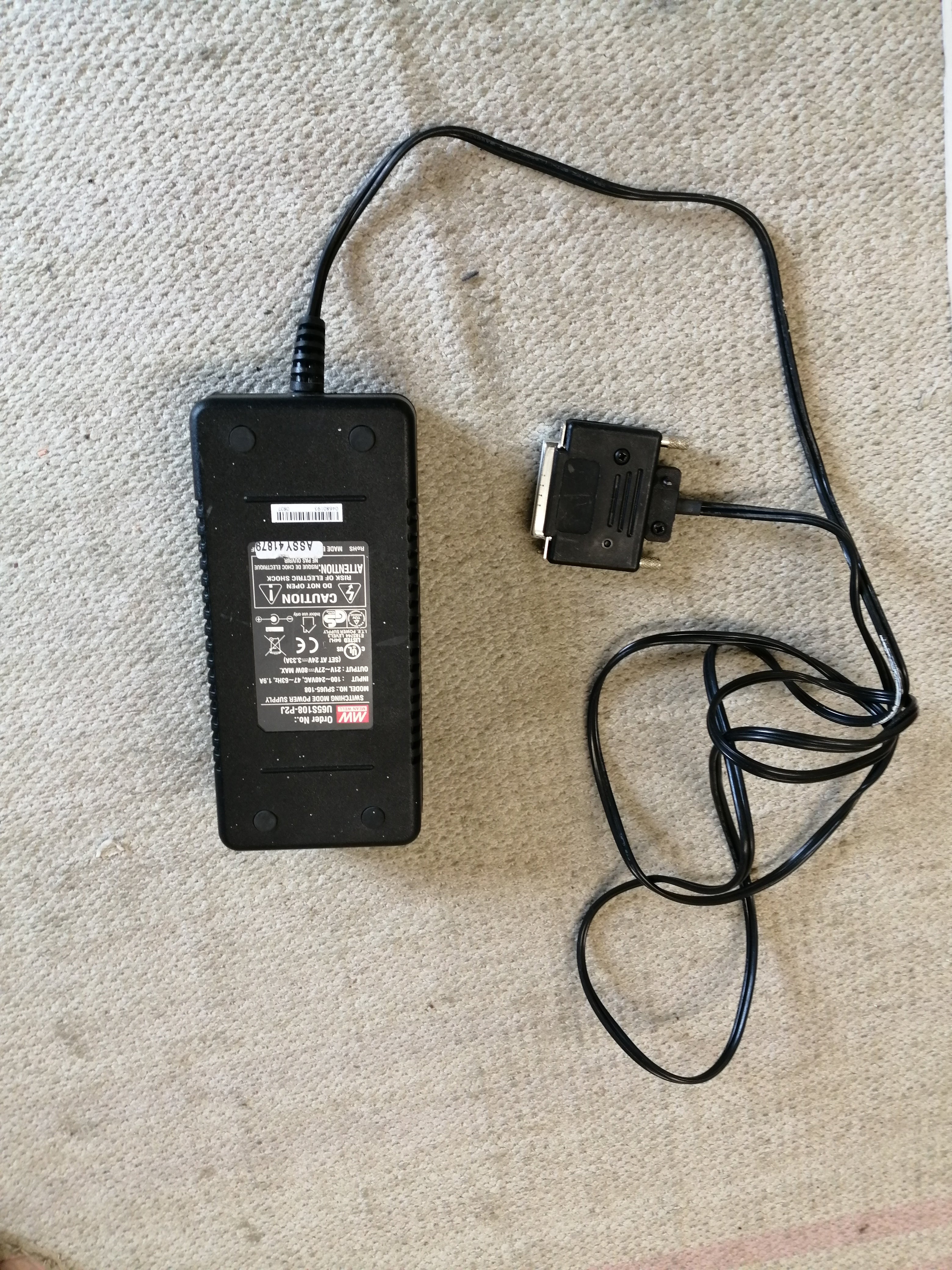 MEAN WELL SWITCHING PSU IN 240V 1.9A OUT 21V-27V 3.33A ( U65S108-P2J USED )