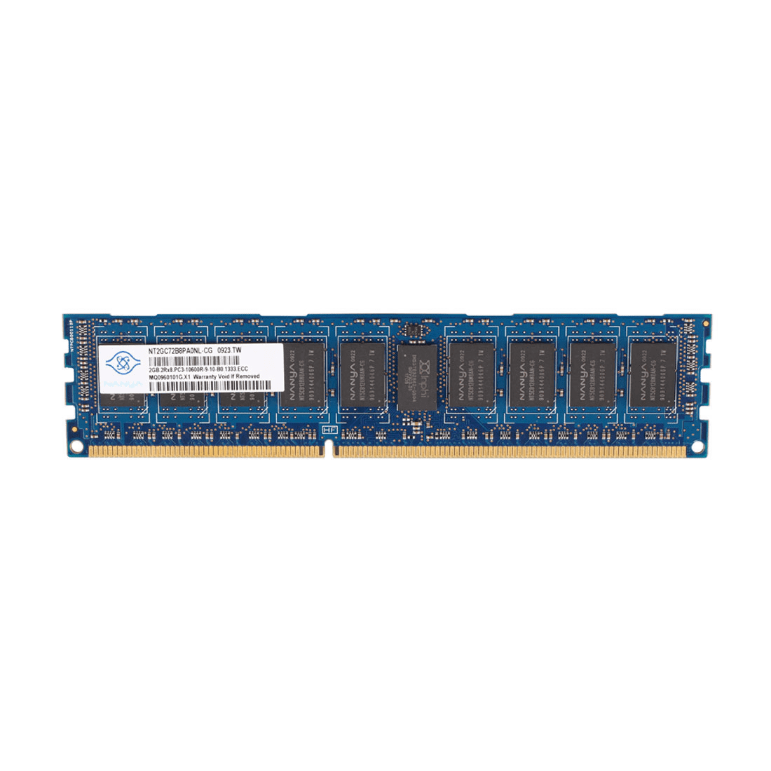 Nanya 2GB PC3-10600 1333MHz ECC REG Dual Rank Memory (NT2GC72B8PA0NL-CG NEW)