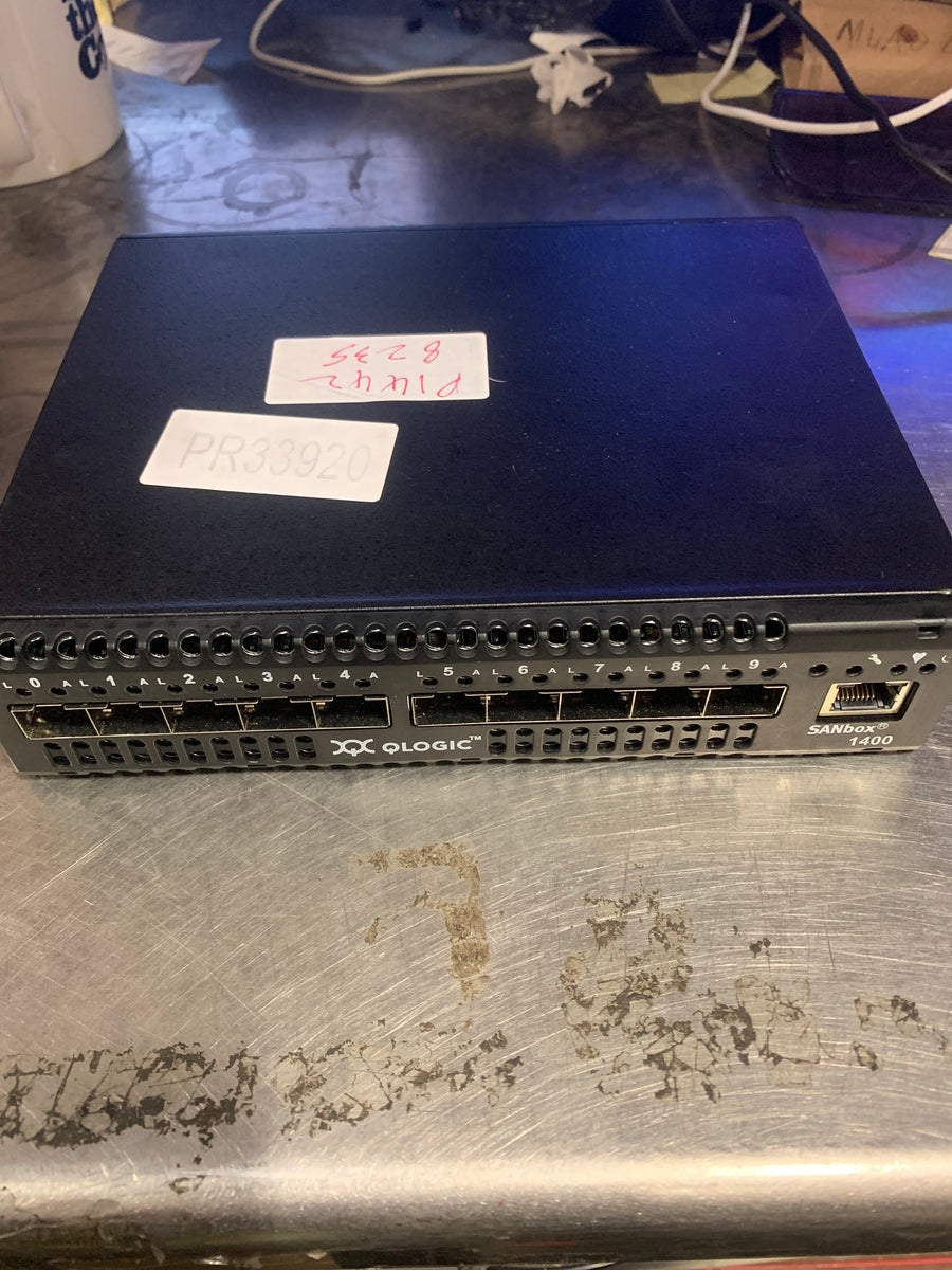 Qlogic SANbox 1400 with Power Supply (SB1404-10AS-D 1400 USED)