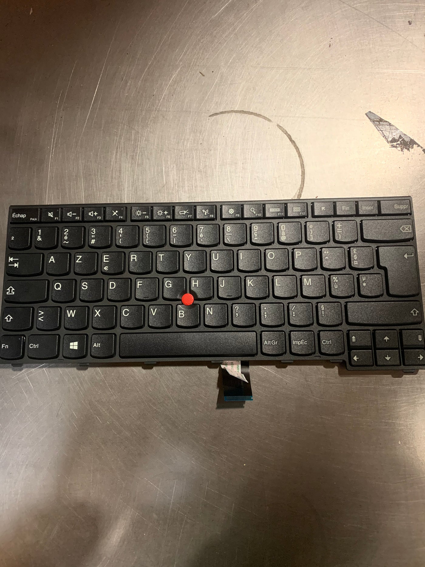 WishingDeals Laptop FR French Keyboard for Lenovo  (04Y2592 00HW887 04Y0873 0C02264 CS13T-FRA CS13T NOB)