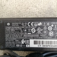 HP AC ADAPTER 65W PPP009D IN 240V 1.7A OUT 19.5V 3.33 A ( 753559-003   USED )