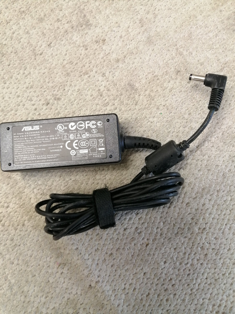 ASUS LAPTOP ADAPTER IN 240V 1 A OUT 12 V 3 A ( EXA0801XA USED )