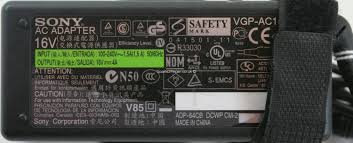 SONY AC Adaptor 16V (VGPAC16V8 USED)