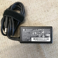 HP AC POWER ADAPTER HSTNN-DA35 IN 240V 1.4A OUT 19.5V 2.31A (696607-003 USED )