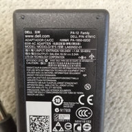 DELL AC POWER ADAPTER LA65NS2-01 IN 240V 1.6A OUT 19.5V 3.34A ( 6TM1C USED )