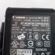 Canon AC Adaptor 16V (MG1 3607 USED)