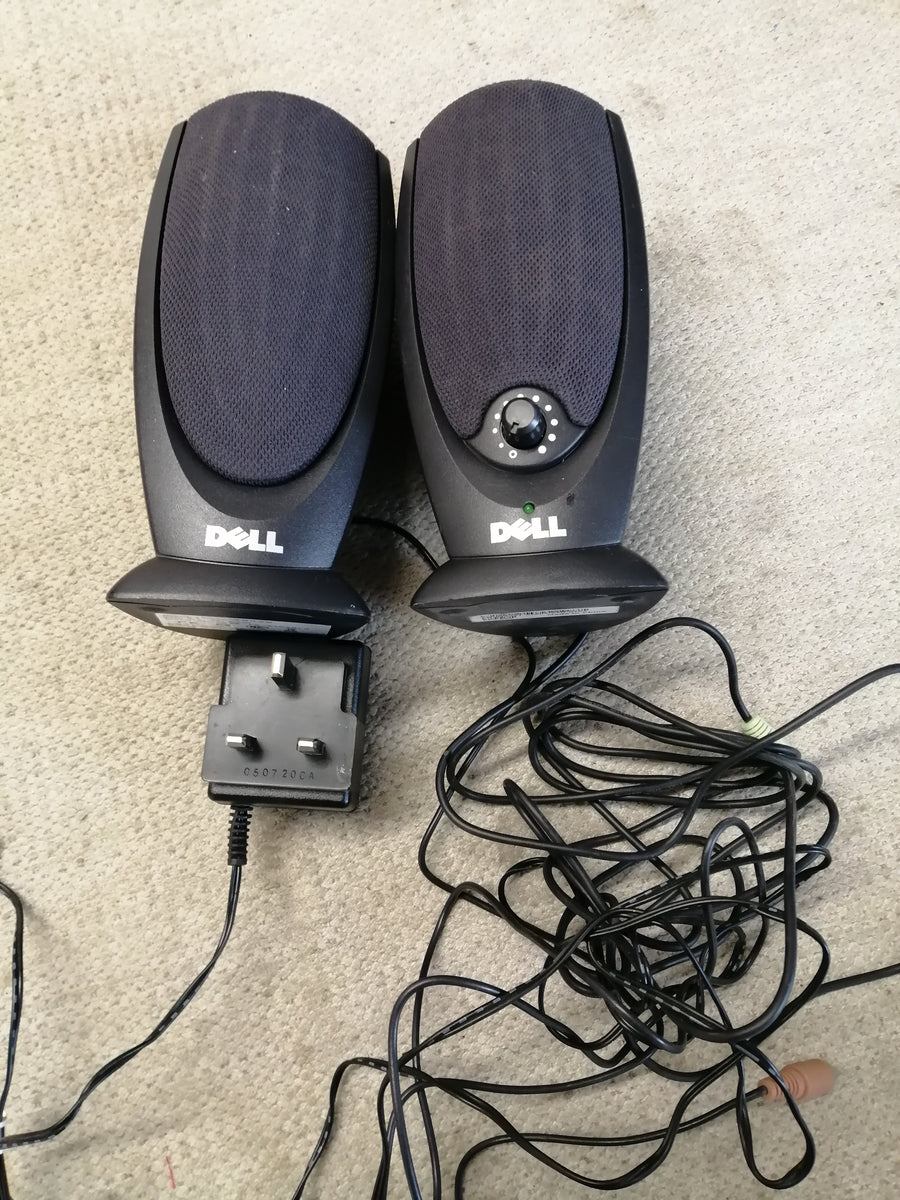 DELL MULTIMEDIA SPEAKERS A215 IN 12V 0.5A WITH PSU ( A215 USED )