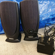 DELL MULTIMEDIA SPEAKERS A215 IN 12V 0.5A WITH PSU ( A215 USED )