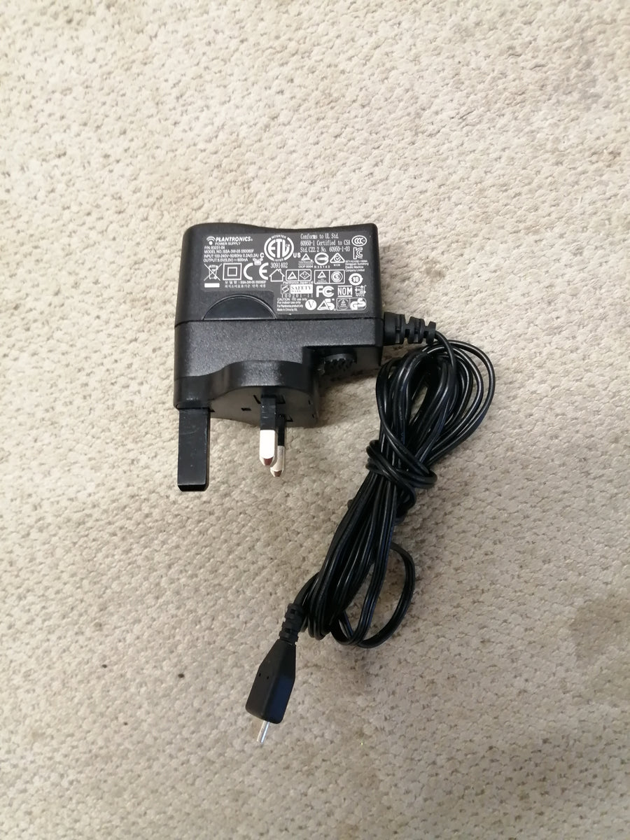 PLANTRONICS POWER SUPPLY SSA-3W-05 5.0V 600mA  ( 83231-04   USED )
