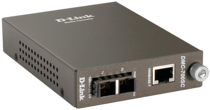D-Link DMC 700SC - fibre media converter - 1000 Mbps (DMC 700SC NOB)