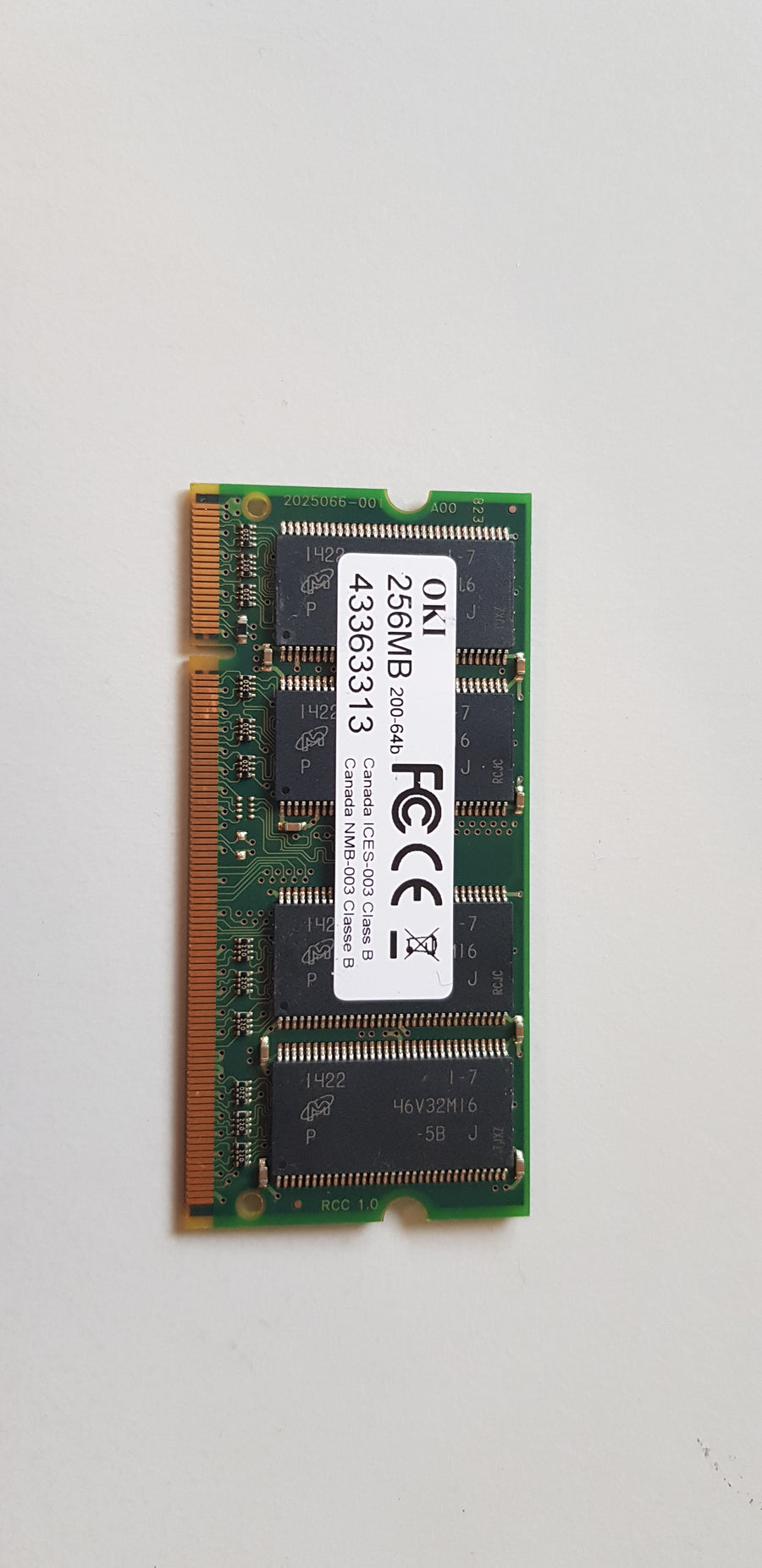 OKI 256MB 200-64b SODIMM Memory Module (43363313)