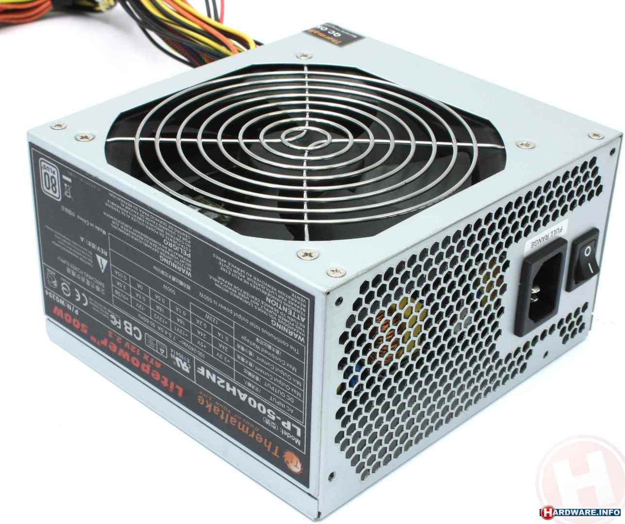 Thermaltake Litepower 500W  Power Supply (LP500AH2NF / W0294 USED)