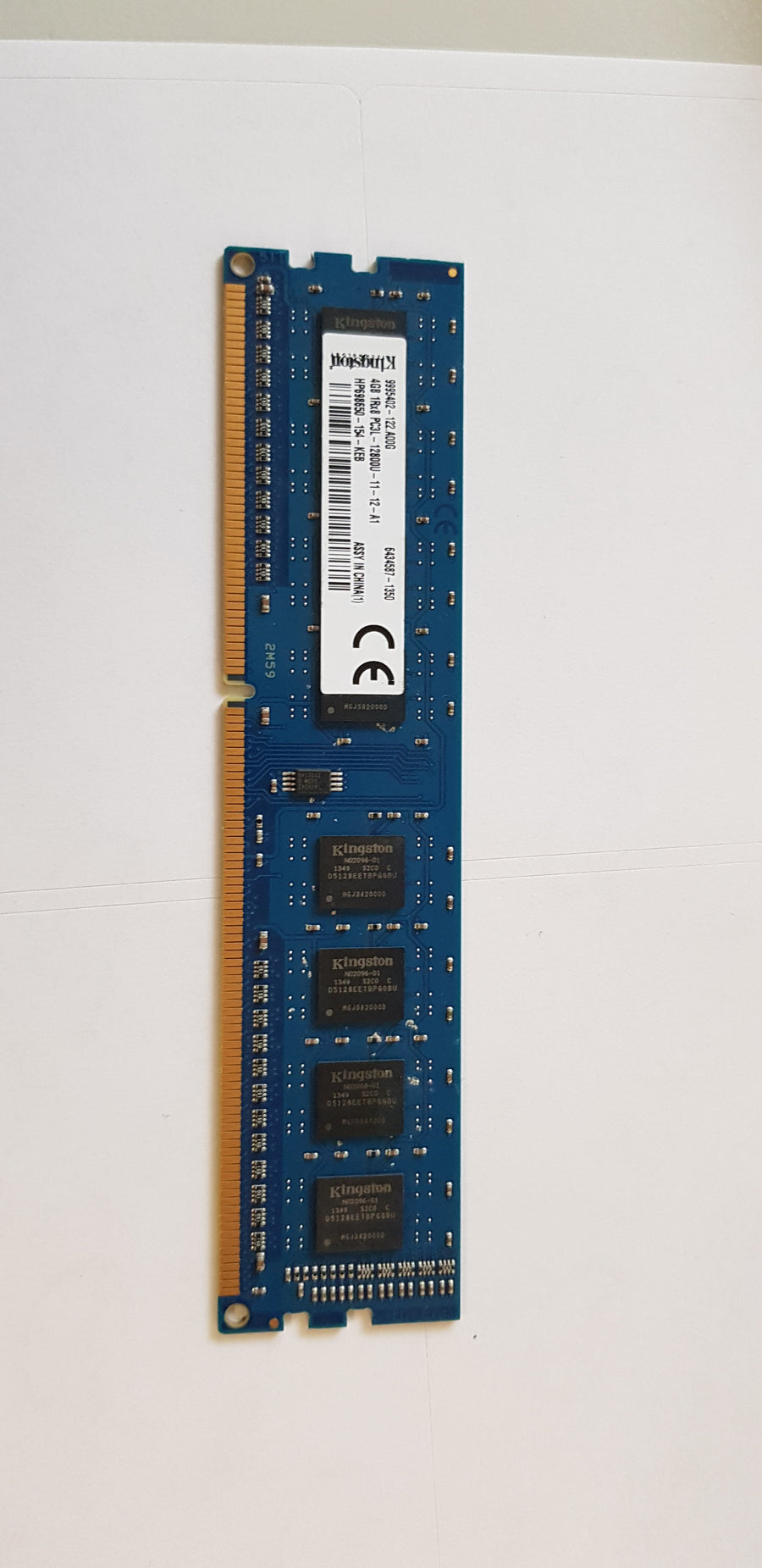 Kingston 4GB DDR3 PC3-12800 1600Mhz 1Rx8 CL11 (HP698650-154-KEB 9995402-122.A00G)