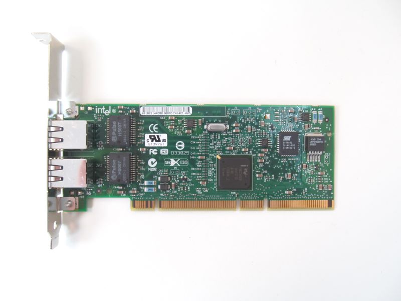 INTEL Pro/1000 MT Dual Server Port Gigabit PCI-X Network Card (PWLA8492MT USED)