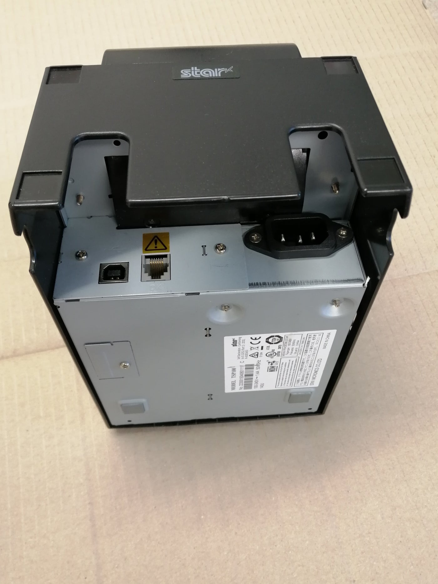 STAR  TSP100 THERMAL RECEIPT PRINTER, WITH USB PORT ( ( 143U USED )