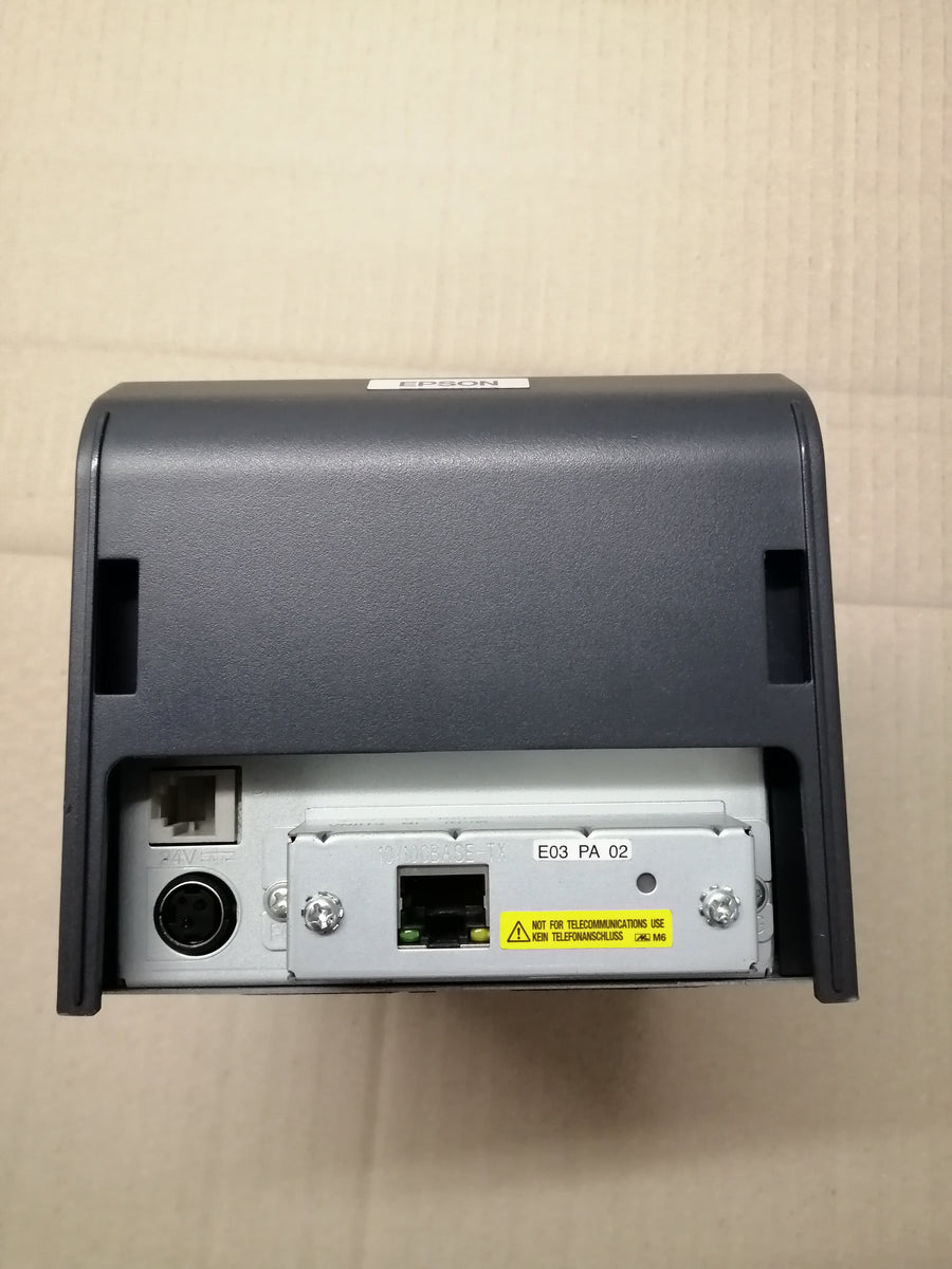 EPSON M225A THERMAL RECEIPT PRINTER WITH CAT 5 PORT ( M225A TM-T70 USED  NO PSU )