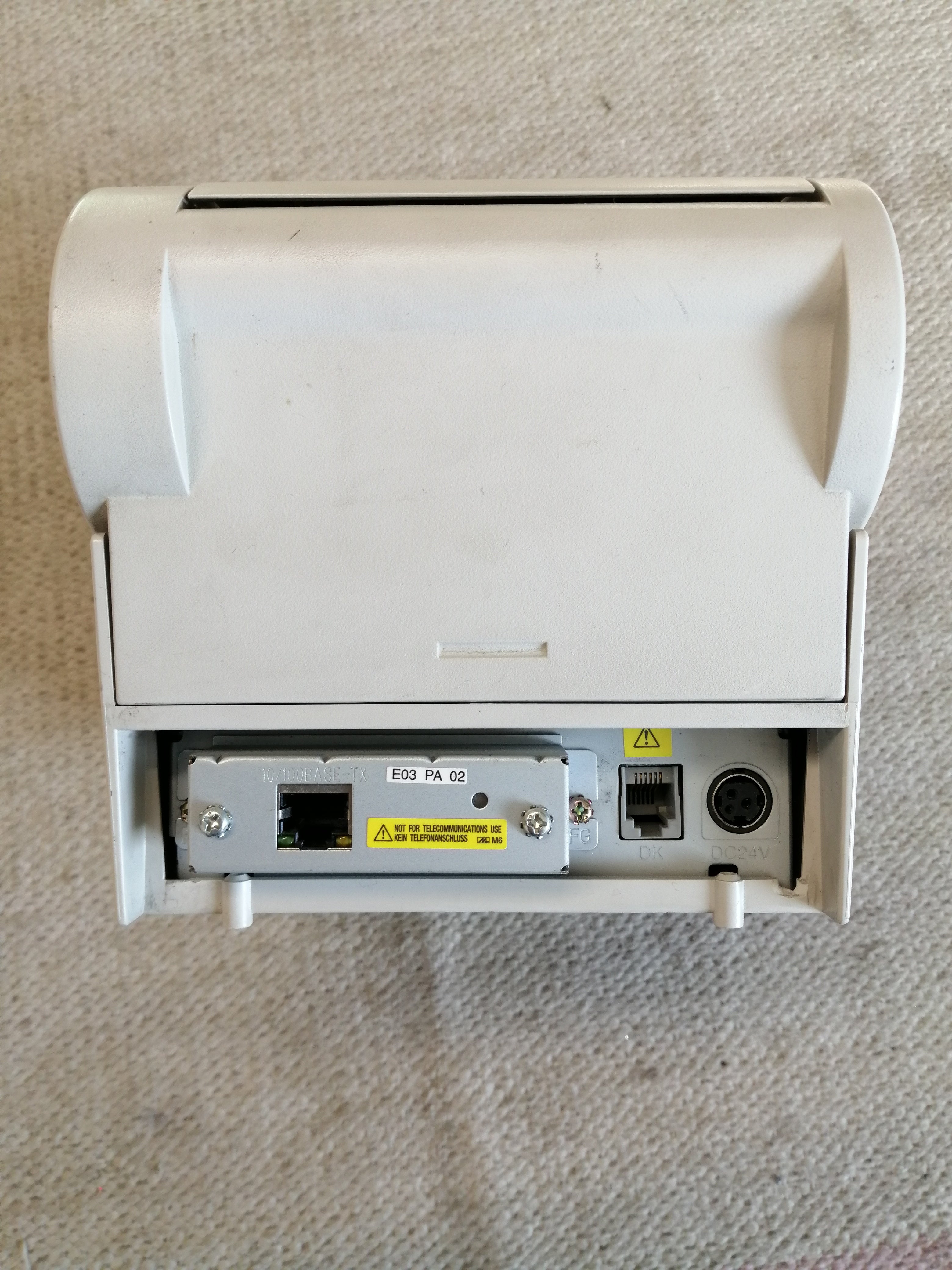 EPSON M129C THERMAL CAT FIVE RECEIPT PRINTER ( TM -T88111 USED NO PSU )