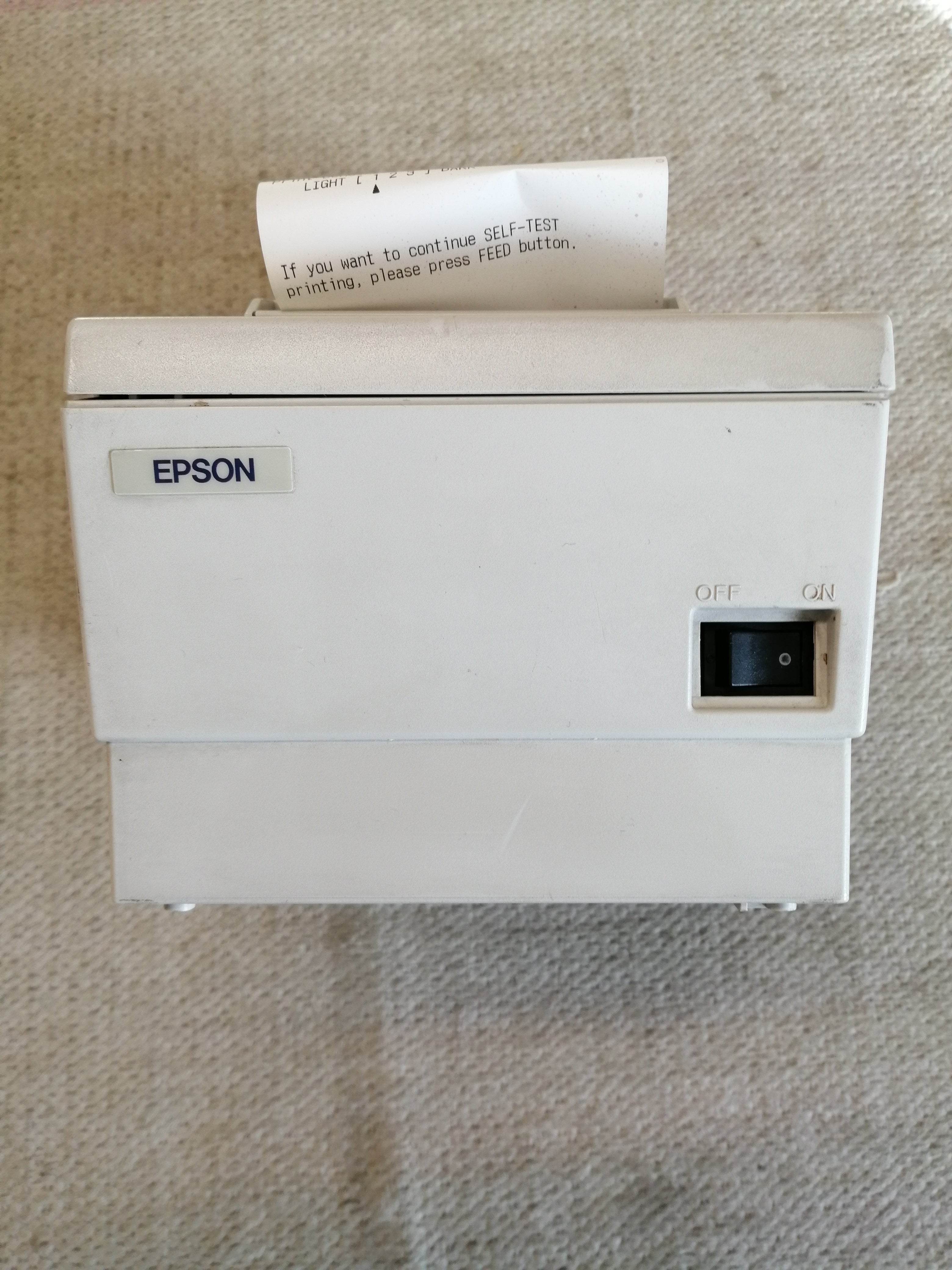 EPSON M129C THERMAL CAT FIVE RECEIPT PRINTER ( TM -T88111 USED NO PSU )
