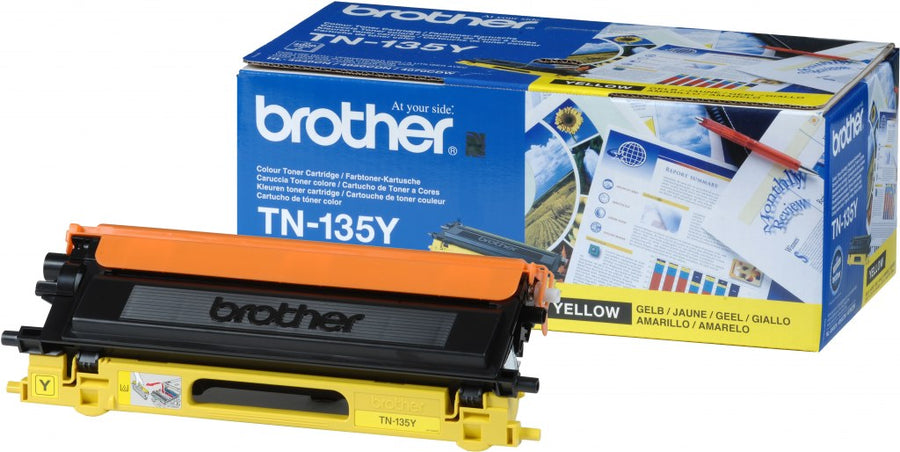 Brother Yellow Toner Cartridge (TN 135 Y NOB)