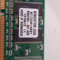 Kingston 64MB PC133 133MHz non-ECC Unbuffered 168-Pin DIMM Memory Module (KT733W14691 / 9992364-001.A00)