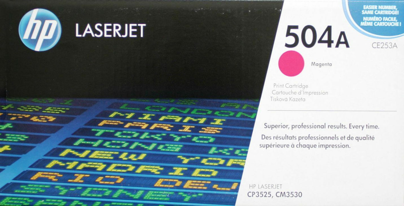 HP LASERJET Print Cartridge Magenta (CE253A 504A NEW)