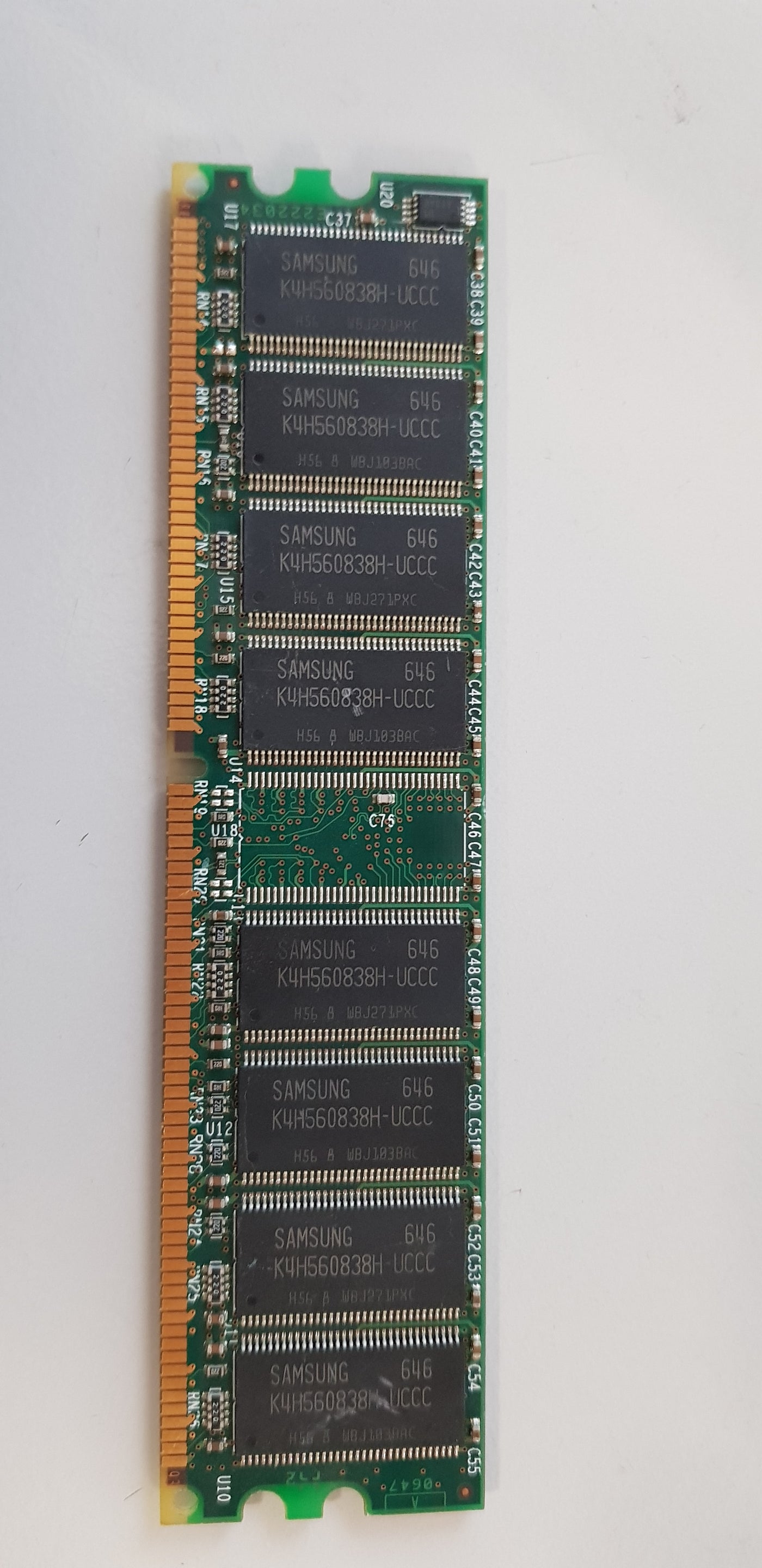 Smart Modular 512MB PC3200 DDR-400MHz non-ECC Unbuffered CL3 184-Pin DIMM Memory Module (SG5646485D8N6CLXE)