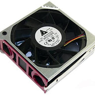 Delta Electronics PFC1212DE 120x120x38mm Cooling Fan, 252.85 CFM, 5500 RPM, Caddy