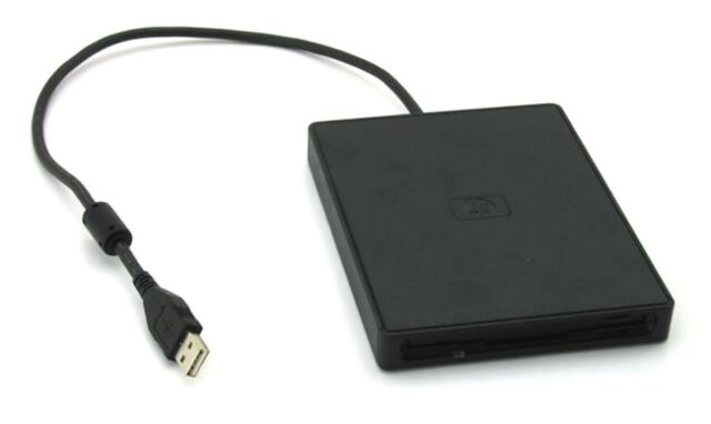 HP Floppy Disk Drive 1.44 MB PC - USB 2.0 USB - 3.50 External (DC361B NOB)