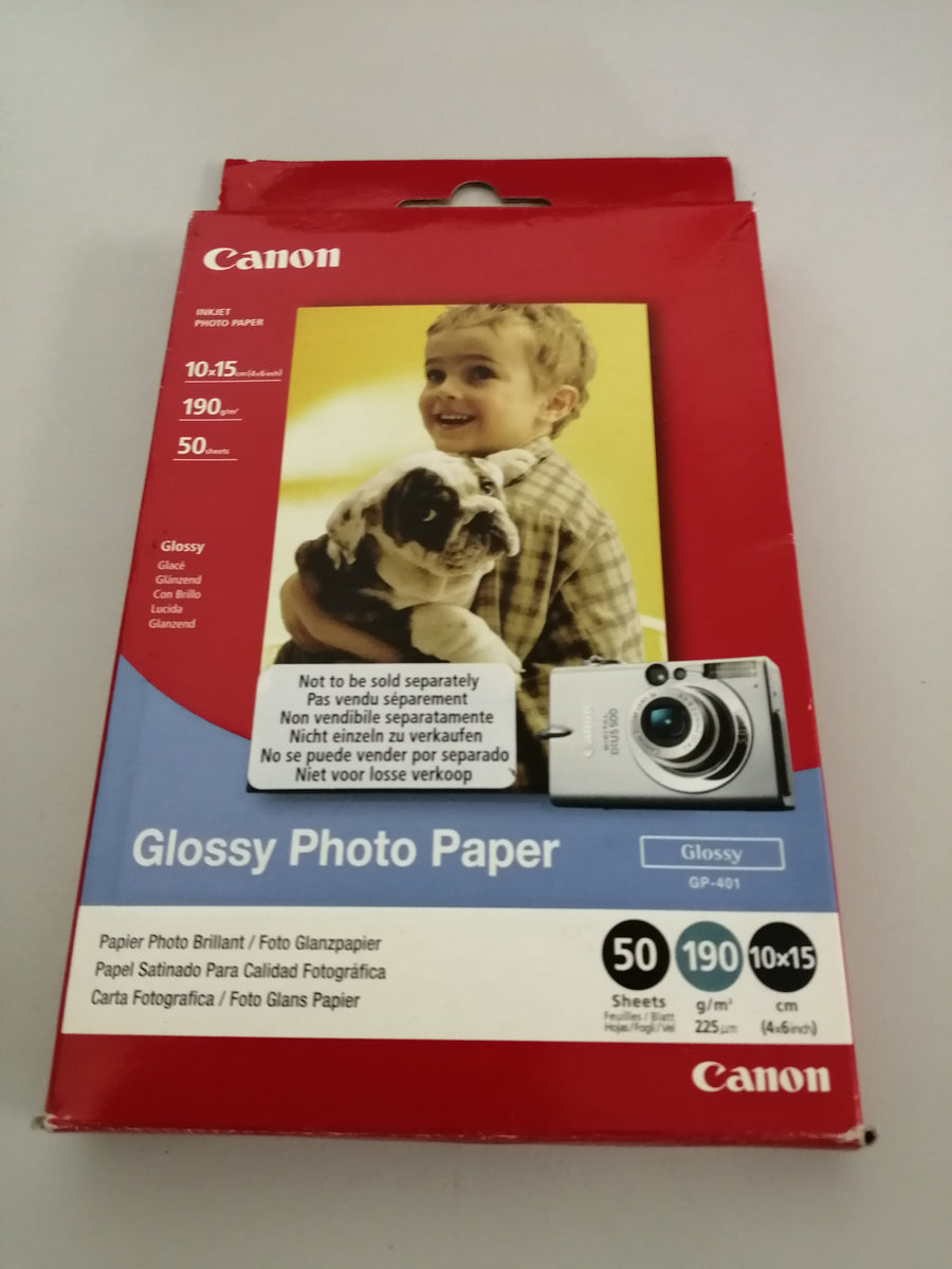 Canon A6 10 X 15 CM  Glossy Photo Paper 50 shts ( GP401 NOB )