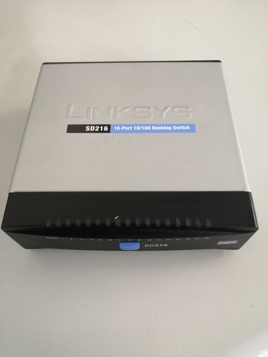 Linksys 16-Port 10/100 Desktop Switch (   SD216  VER 2 USED )