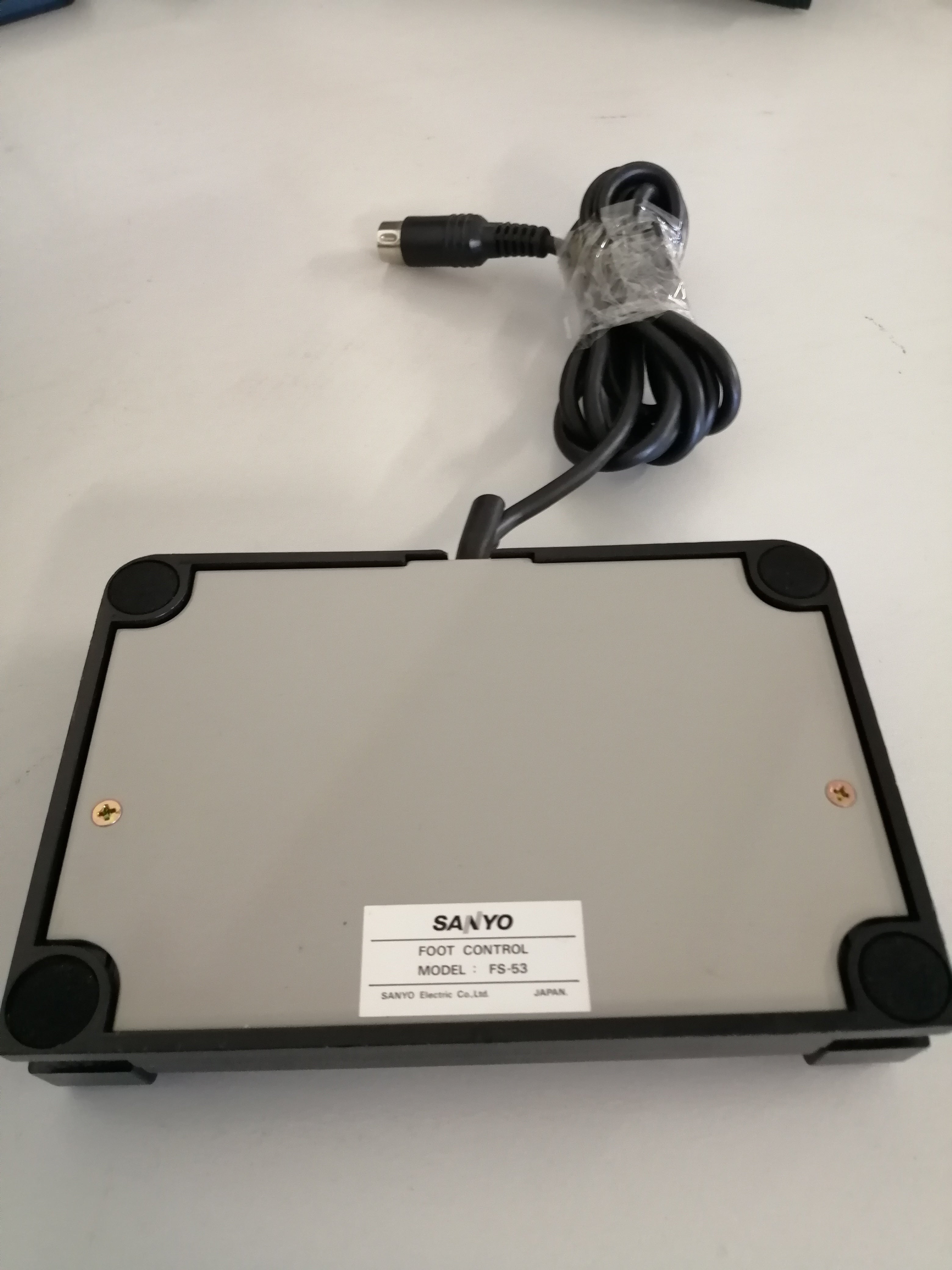 Sanyo Transcription Foot Pedal FS-53  SIX PIN ( FS-53    Sanyo USED )