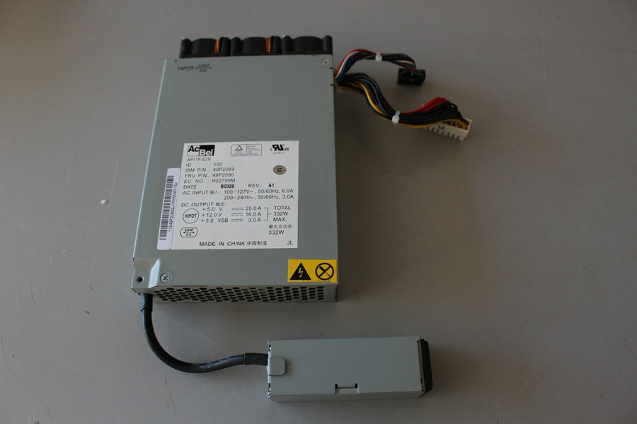 AcBel IBM 332W Power Supply ( API1FS29 49P2089   Ac Bel IBM )
