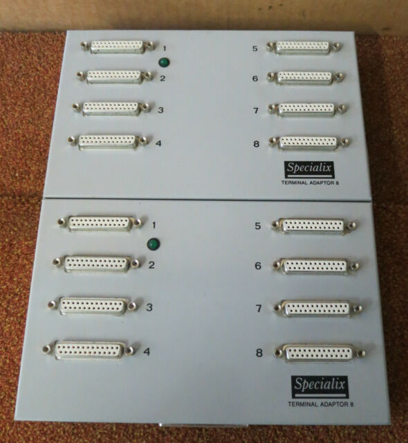 Specialix Terminal Adaptor, Two Connected,