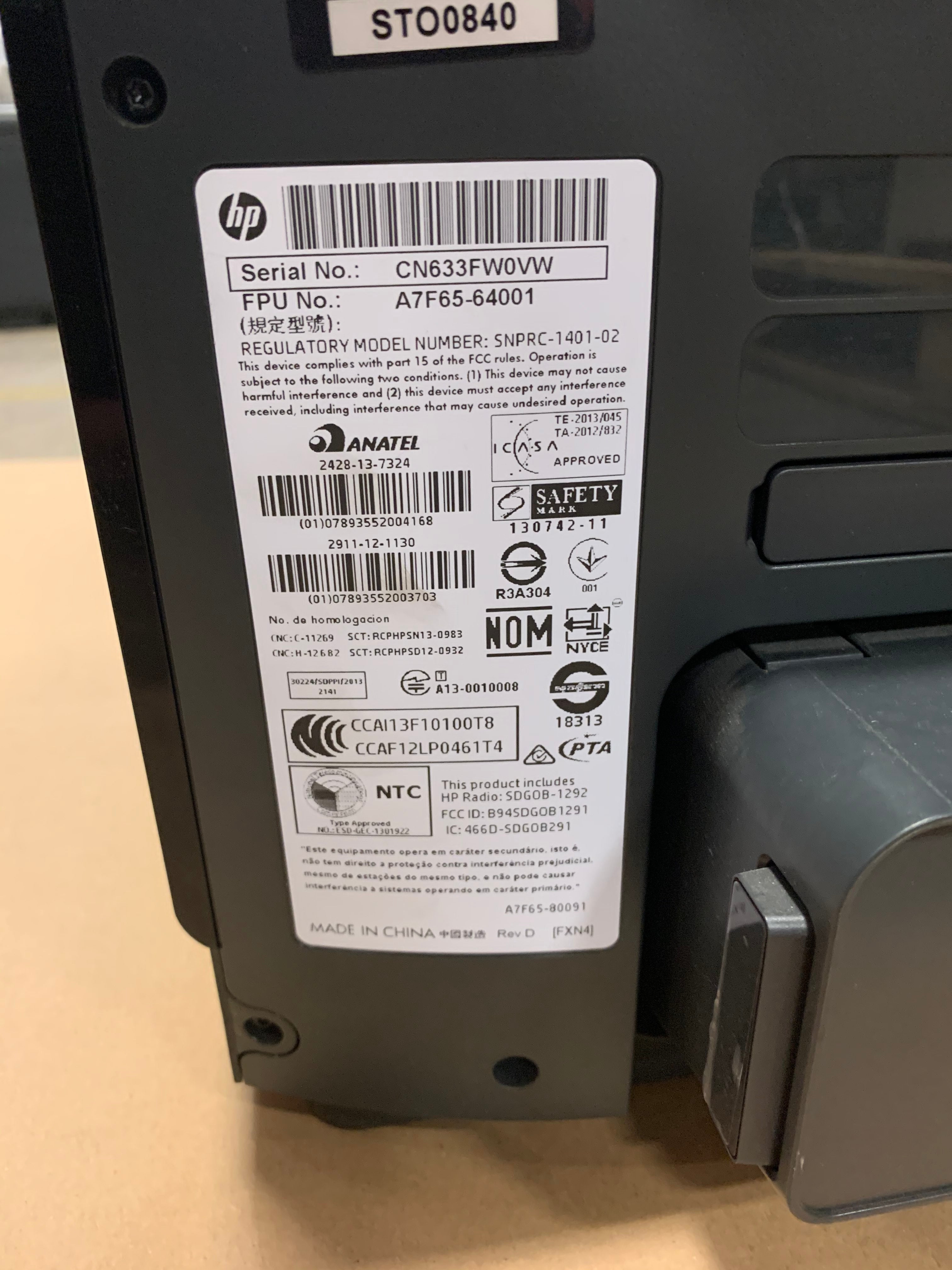 HP OfficeJet Pro 8620 e-All-in-One Color Photo Printer with Wireless & Mobile Printing (A7F65A USED 8620)
