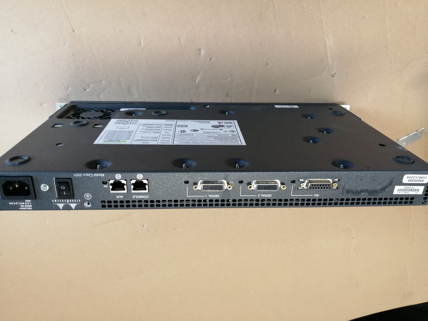 CISCO SYSTEMS 2500 SERIES ETHERNET ROUTER (2501 USED)